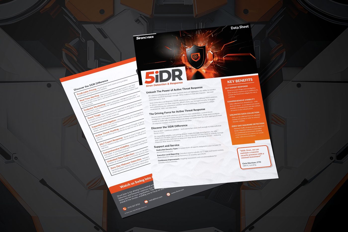 5iDR Data Sheet Layout