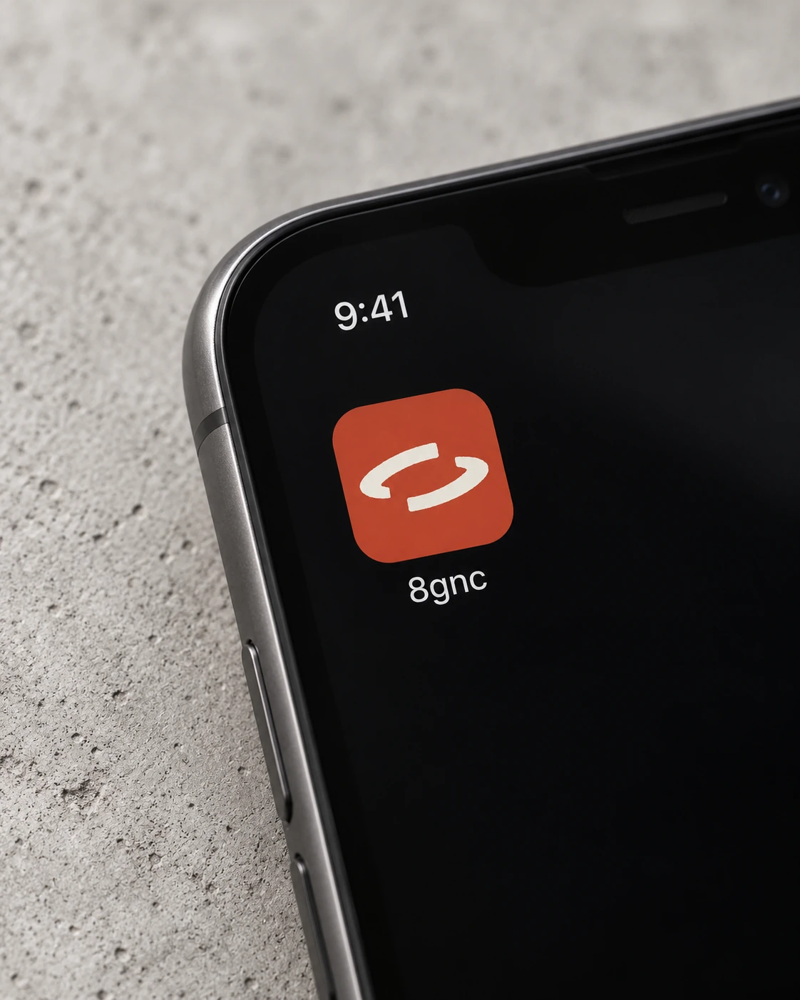 8gnc ribbon shortcut icon in a close phone-corner composition.