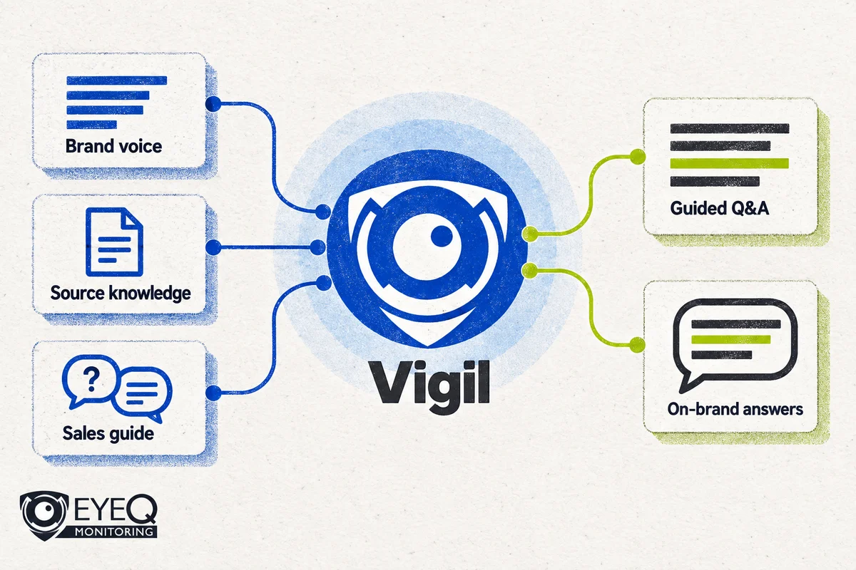 Vigil / guided answers from a shared knowledge base for EyeQ Monitoring.