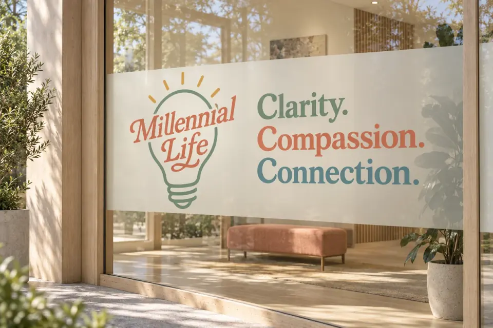 Clarity in the room / glazed environment for Millennial Life.