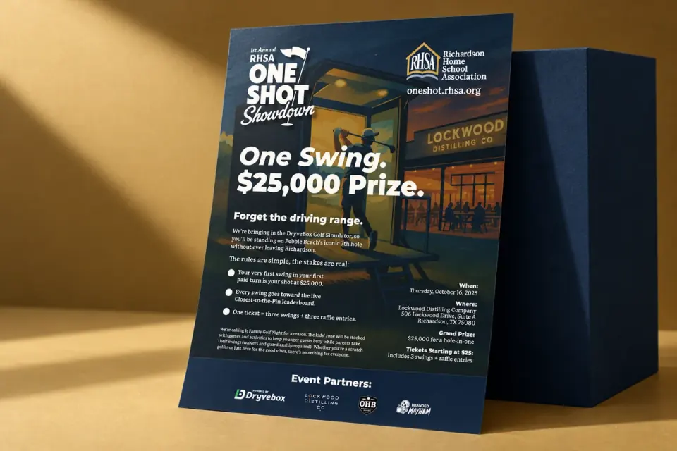 One Shot Showdown / event print for RHSA.